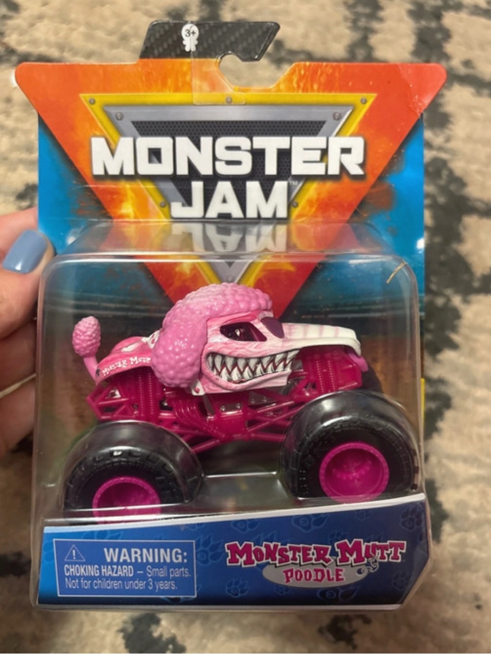 Monster Jam Monster Mutt Poodle Die-Cast Truck - Pink